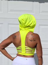 Load image into Gallery viewer, Sports bra with hoodie
