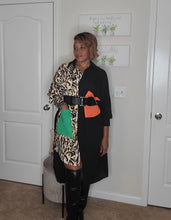Load image into Gallery viewer, Leopard with pockets shirt dress
